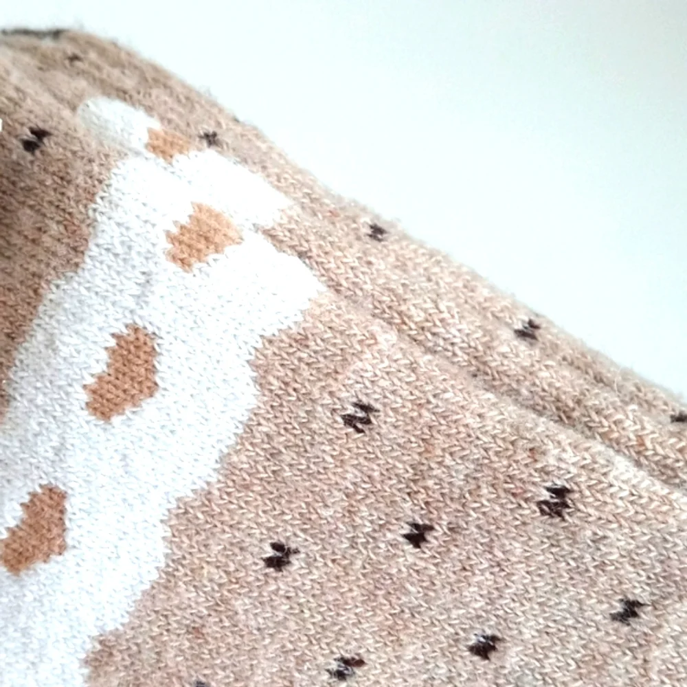 2 Pairs Of Lamb Wool Socks in Blue and Beige Size 9 - 11 (Shoe 36 - 41)